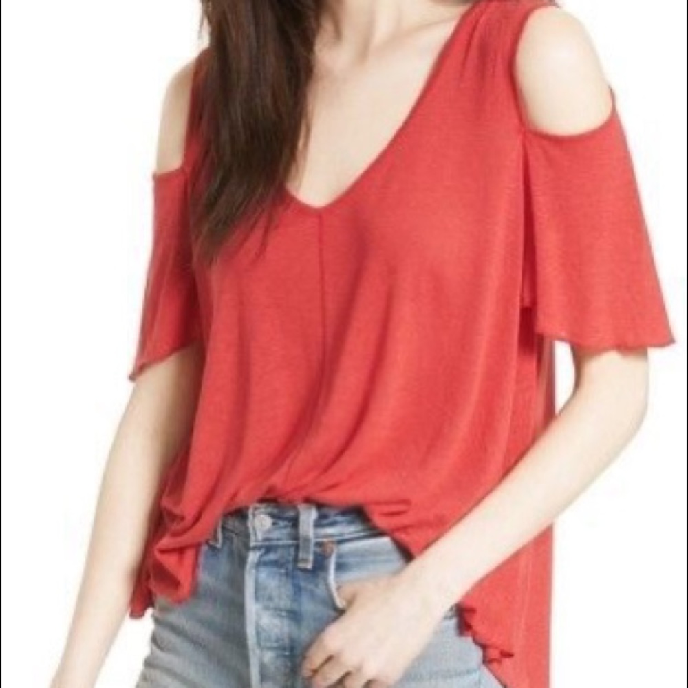 Red free people top